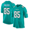 Johmsee M.Dolphins #85 Greg Dulcich Player Aqua Team Color Home Game Stitched Jerseys