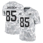Johmsee M.Dolphins #85 Greg Dulcich Player Arctic Camo Salute To Service Limited Game Stitched Jerseys