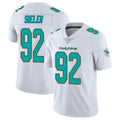 Johmsee M.Dolphins #92 Zach Sieler Player White Limited Vapor Untouchable Home Game Stitched Jerseys