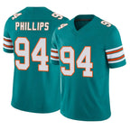Johmsee M.Dolphins #94 Jordan Phillips Player Aqua Limited Alternate Vapor F.U.S.E. Home Game Stitched Jerseys