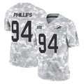 Johmsee M.Dolphins #94 Jordan Phillips Player Arctic Camo Salute To Service Limited Game Stitched Jerseys