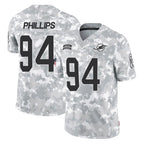 Johmsee M.Dolphins #94 Jordan Phillips Player Arctic Camo Salute To Service Limited Game Stitched Jerseys