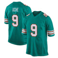 Johmsee M.Dolphins #9 Joshua Uche Player Aqua Alternate Home Game Stitched Jerseys