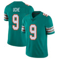 Johmsee M.Dolphins #9 Joshua Uche Player Aqua Limited Alternate Vapor Untouchable Home Game Stitched Jerseys