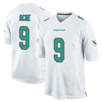 Johmsee M.Dolphins #9 Joshua Uche Player White Home Game Stitched Jerseys