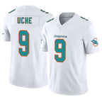 Johmsee M.Dolphins #9 Joshua Uche Player White Limited Vapor F.U.S.E. Home Game Stitched Jerseys