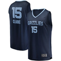 Johmsee M.Grizzlies #15 Brandon Clarke Navy Fast Break Replica Stitched Jerseys- Icon Edition