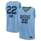 Johmsee M.Grizzlies #22 Desmond Bane Light Blue Fast Break Replica Player Stitched Jerseys- Statement Edition