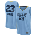 Johmsee M.Grizzlies #23 Cedric Coward Light Blue Fast Break Replica Player Stitched Jerseys- Statement Edition
