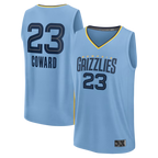 Johmsee M.Grizzlies #23 Cedric Coward Light Blue Fast Break Replica Player Stitched Jerseys- Statement Edition