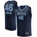 Johmsee M.Grizzlies #46 John Konchar Navy Fast Break Replica Stitched Jerseys- Icon Edition