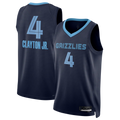 Johmsee M.Grizzlies #4 Walter Clayton Jr. Navy Swingman Stitched Jerseys- Icon Edition