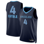 Johmsee M.Grizzlies #4 Walter Clayton Jr. Navy Swingman Stitched Jerseys- Icon Edition