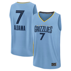 Johmsee M.Grizzlies #7 Santi Aldama Light Blue Fast Break Replica Player Stitched Jerseys- Statement Edition