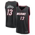 Johmsee M.Heat #13 Bam Adebayo Black Fast Break Replica Jerseys - Icon Edition