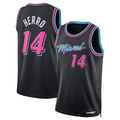 Johmsee M.Heat #14 Tyler Herro Black 2025-2026 Swingman Jerseys - City Edition