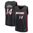 Johmsee M.Heat #14 Tyler Herro Black Fast Break Replica Player Jerseys - Icon Edition