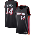 Johmsee M.Heat #14 Tyler Herro Black Swingman Jerseys - Icon Edition