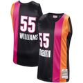 Johmsee M.Heat #55 Jason Williams Mitchell & Ness Black 2005-2006 Hardwood Classics Swingman Jerseys