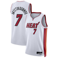 Johmsee M.Heat #7 Giannis Antetokounmpo White Swingman Jerseys - Association Edition