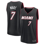 Johmsee M.Heat #7 Kel'el Ware Black Fast Break Replica Player Jerseys - Icon Edition