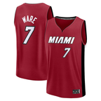 Johmsee M.Heat #7 Kel'el Ware Red Fast Break Player Jerseys - Statement Edition