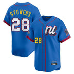 Johmsee M.Marlins #28 Kyle Stowers Player Blue National League All-Star Game Limited Stitched Jerseys