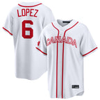 Johmsee M.Marlins #6 Otto Lopez Player White 2026 World Classic Home Pick-A-Player Stitched Jerseys