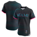 Johmsee M.Marlins Blank Player Black City Connect Home Limited Elite Stitched Jerseys