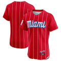 Johmsee M.Marlins Blank Player Red City Connect Home Limited Elite Stitched Jerseys