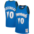 Johmsee M.Timberwolves #10 Wally Szczerbiak Mitchell & Ness Blue 2003-2004 Hardwood Classics Swingman Stitched Jerseys