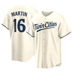 Johmsee M.Twins #16 Austin Martin Player Cream Game Limited Home Stitched Jerseys