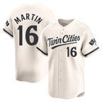 Johmsee M.Twins #16 Austin Martin Player Cream Home Limited Stitched Jerseys