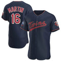 Johmsee M.Twins #16 Austin Martin Player Navy 60th Home Limited Elite Stitched Jerseys