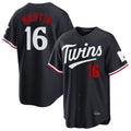 Johmsee M.Twins #16 Austin Martin Player Navy Home Game Stitched Jerseys