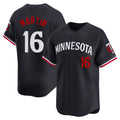 Johmsee M.Twins #16 Austin Martin Player Navy Home Limited Stitched Jerseys