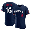 Johmsee M.Twins #16 Austin Martin Player Navy Replica Home Limited Elite Stitched Jerseys