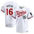 Johmsee M.Twins #16 Austin Martin Player White Home Limited Stitched Jerseys