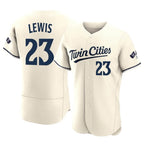 Johmsee M.Twins #23 Royce Lewis Player Cream Home Limited Elite Stitched Jerseys