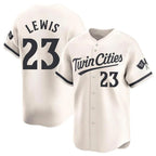 Johmsee M.Twins #23 Royce Lewis Player Cream Home Limited Stitched Jerseys