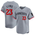 Johmsee M.Twins #23 Royce Lewis Player Gray Home Limited Stitched Jerseys