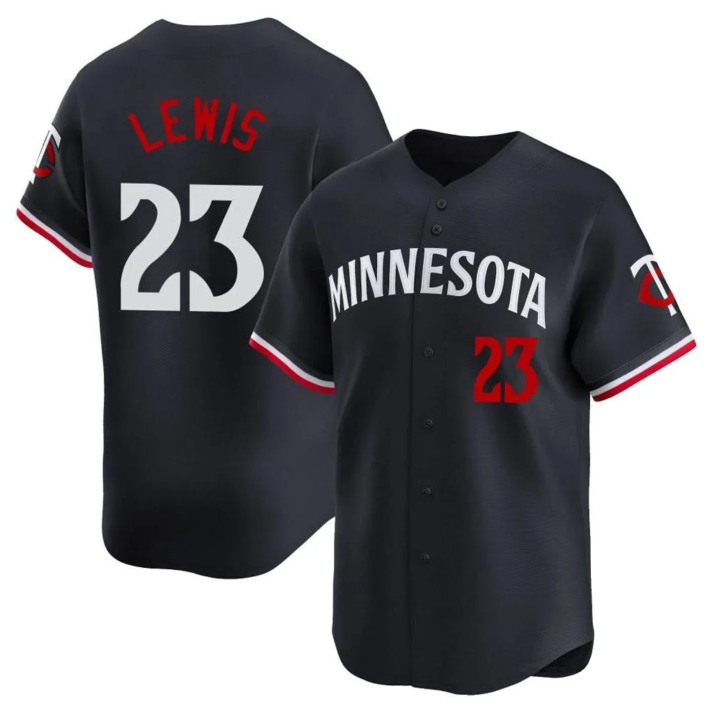 Johmsee M.Twins #23 Royce Lewis Player Navy Home Limited Stitched Jerseys