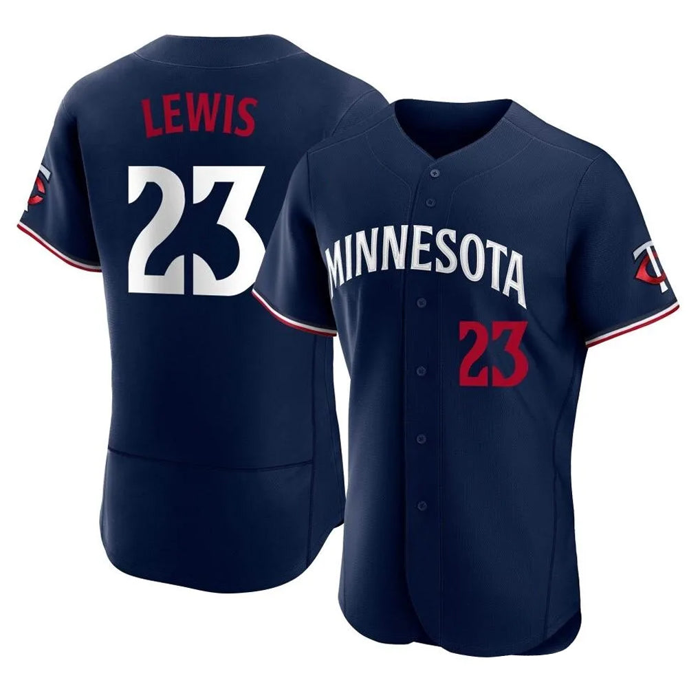 Johmsee M.Twins #23 Royce Lewis Player Navy Replica Home Limited Elite Stitched Jerseys