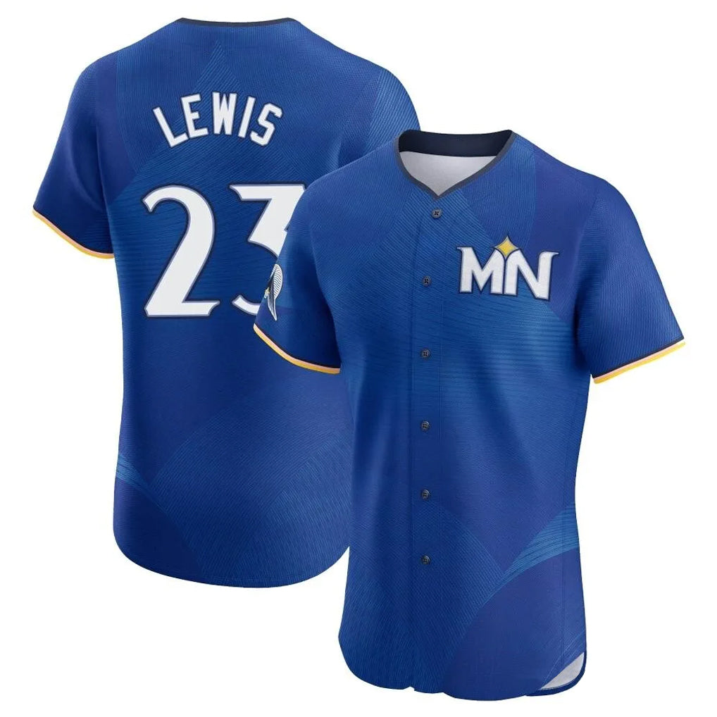Johmsee M.Twins #23 Royce Lewis Player Royal City Connect Limited Elite Home Stitched Jerseys