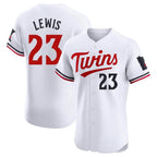 Johmsee M.Twins #23 Royce Lewis Player White Home Limited Elite Stitched Jerseys