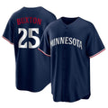 Johmsee M.Twins #25 Byron Buxton Player Navy Replica Alternate Home Stitched Jerseys