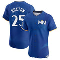 Johmsee M.Twins #25 Byron Buxton Player Royal City Connect Limited Elite Home Stitched Jerseys