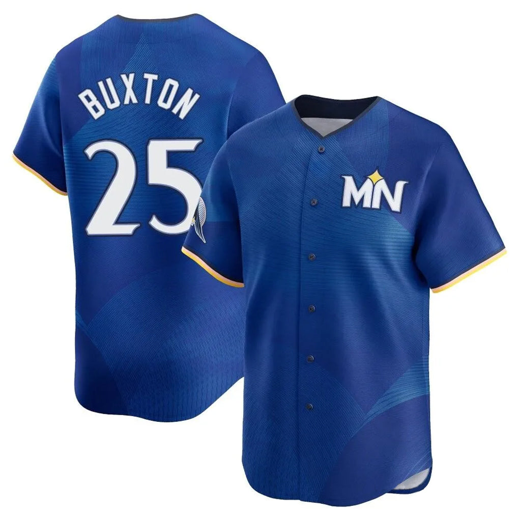Johmsee M.Twins #25 Byron Buxton Player Royal City Connect Limited Home Stitched Jerseys