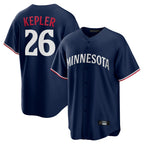 Johmsee M.Twins #26 Max Kepler Player Navy Replica Alternate Home Stitched Jerseys