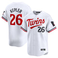 Johmsee M.Twins #26 Max Kepler Player White Home Limited Stitched Jerseys